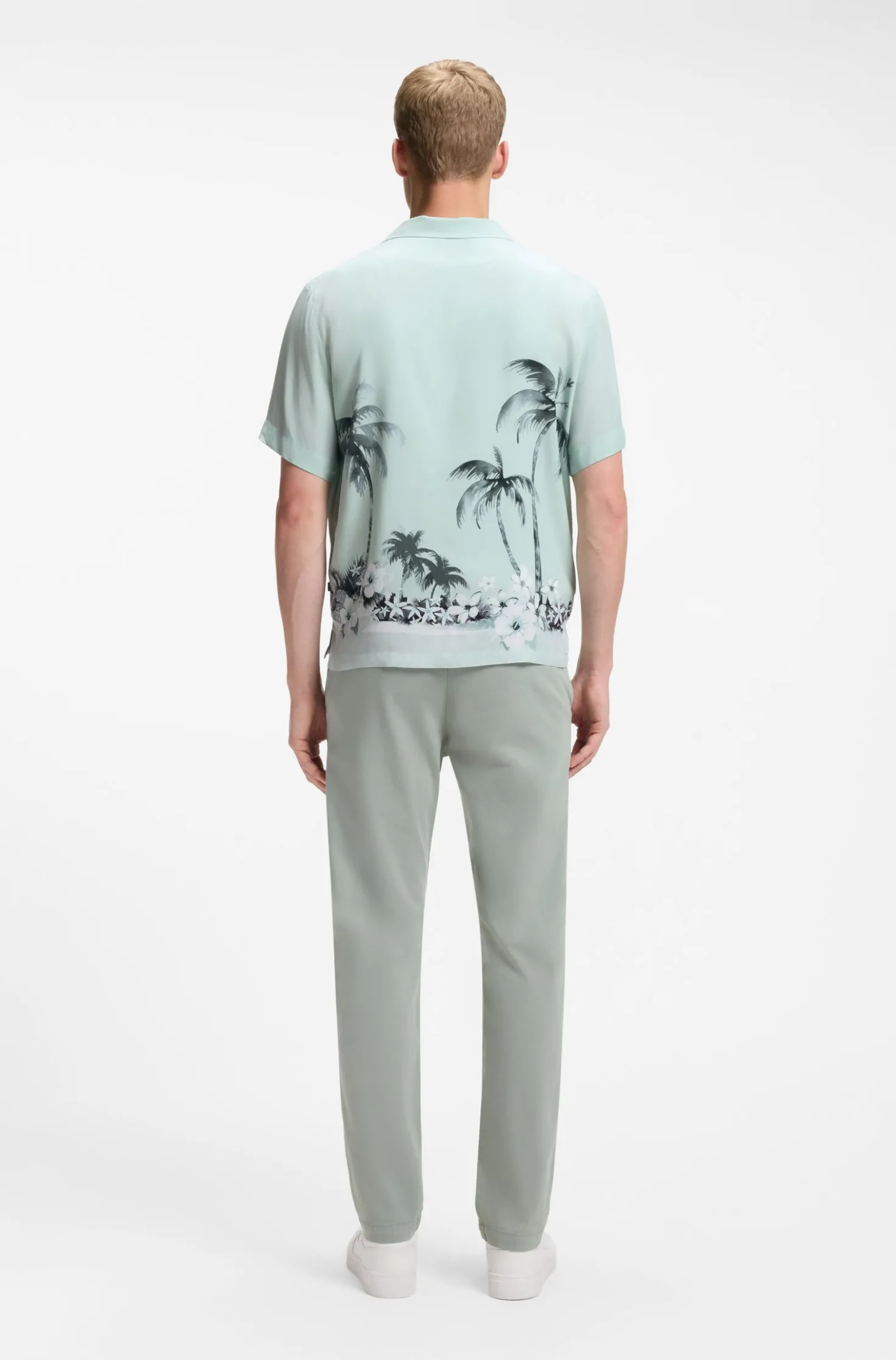 Regular-fit shirt with maxi print