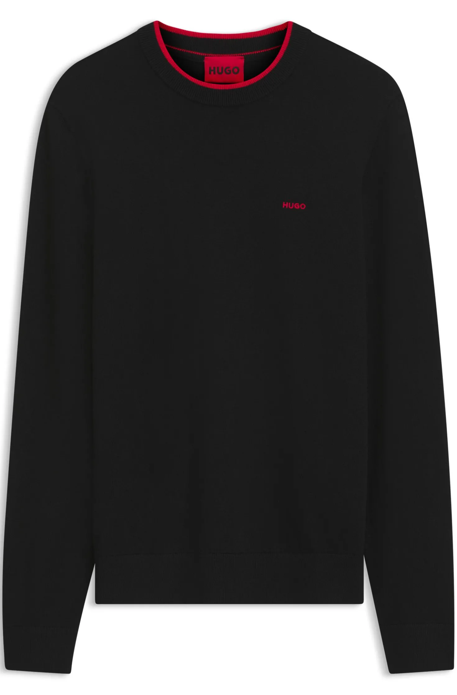Regular-fit sweater in a cotton blend