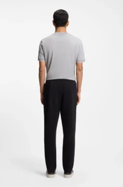 Regular-fit tracksuit bottoms in a cotton blend