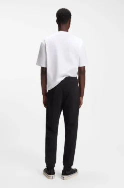 Regular-fit tracksuit bottoms in French-terry cotton