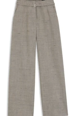 Regular-fit trousers in a wool blend