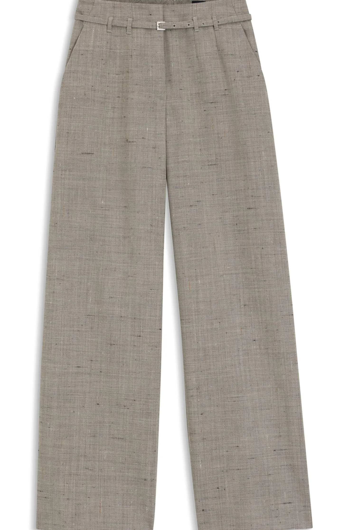 Regular-fit trousers in a wool blend