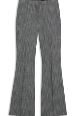 Regular-fit trousers in melange denim