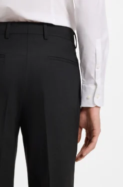 Regular-fit trousers in stretch wool