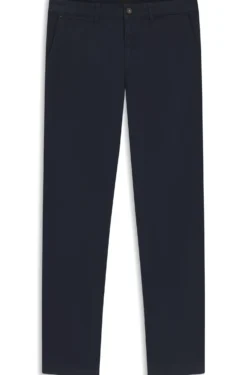 Regular-fit trousers in stretch-cotton satin