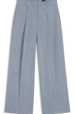 Regular-fit trousers in virgin wool