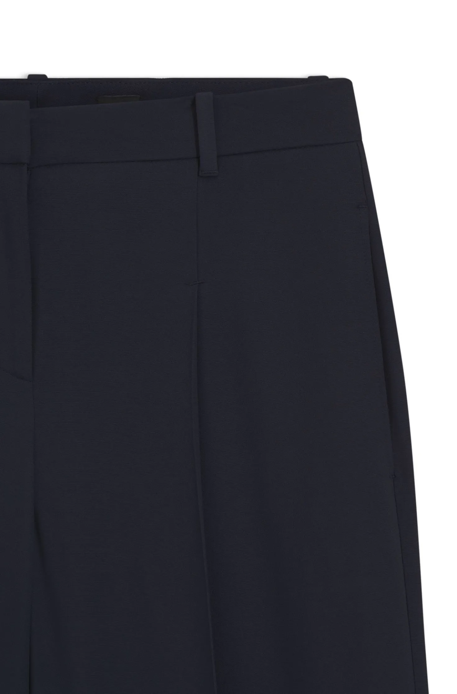 Regular-fit trousers with an extra-long leg