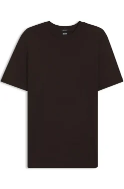 Regular-fit T-shirt in a wool blend