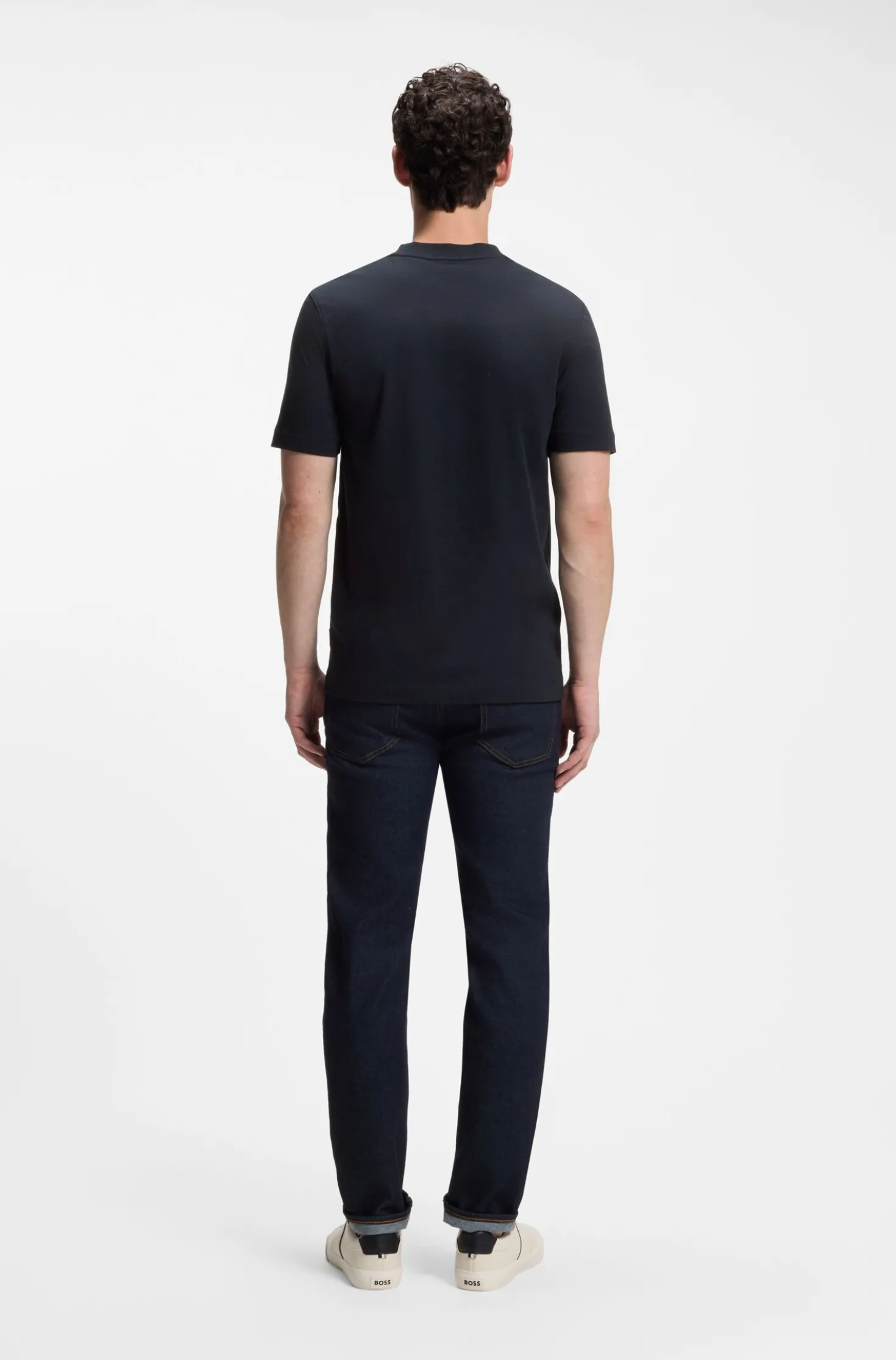 Regular-fit T-shirt in cotton jersey