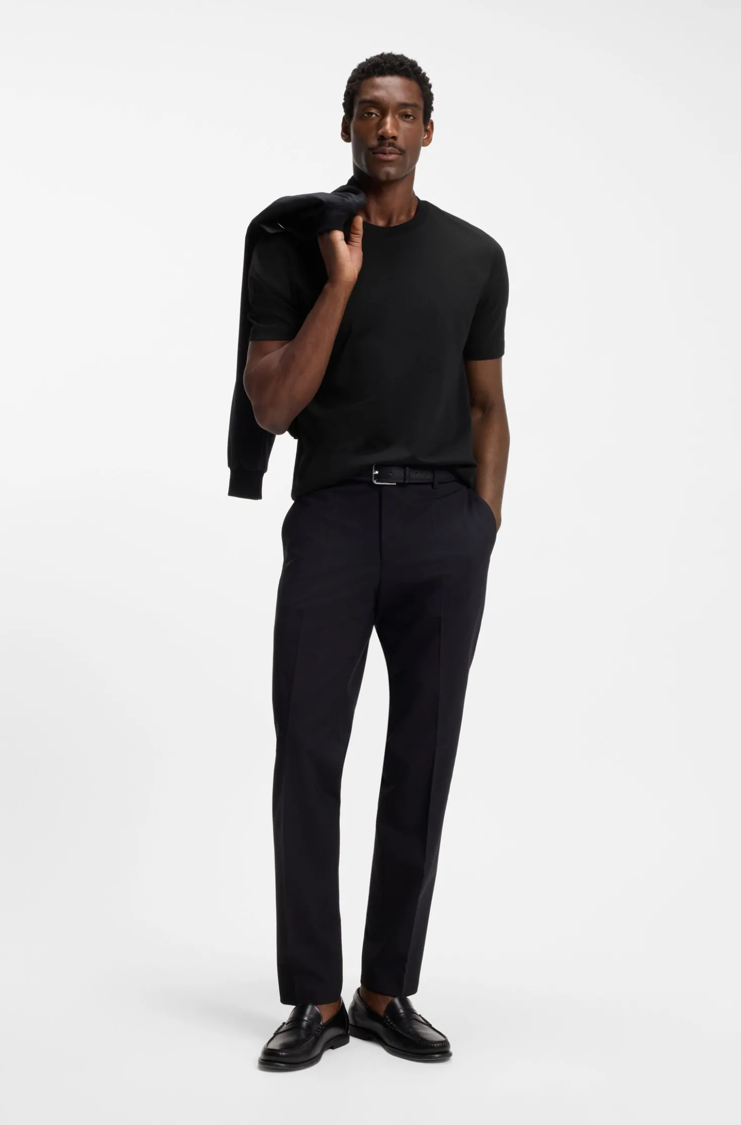Regular-fit T-shirt in cotton jersey