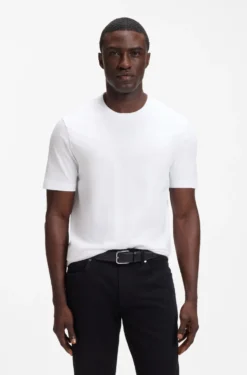 Regular-fit T-shirt in cotton jersey