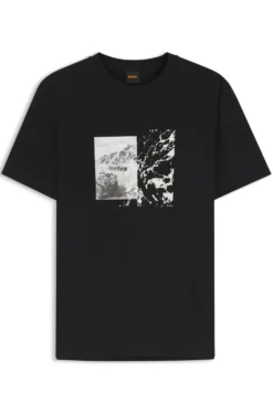 Regular-fit T-shirt in lightweight cotton jersey