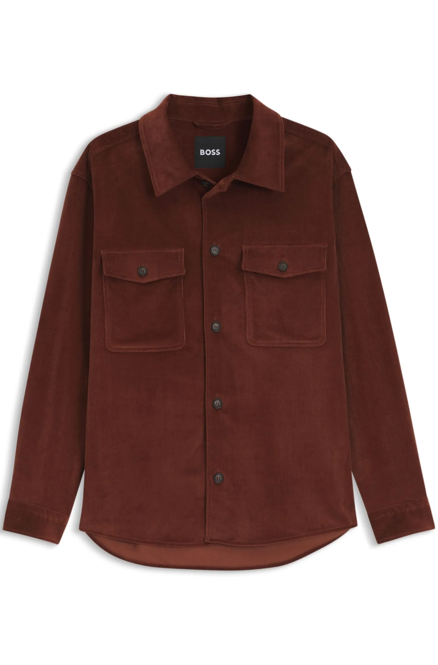 Relaxed-fit blazer in micro-pattern stretch cotton