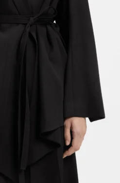 Relaxed-fit blazer in wool-blend gabardine