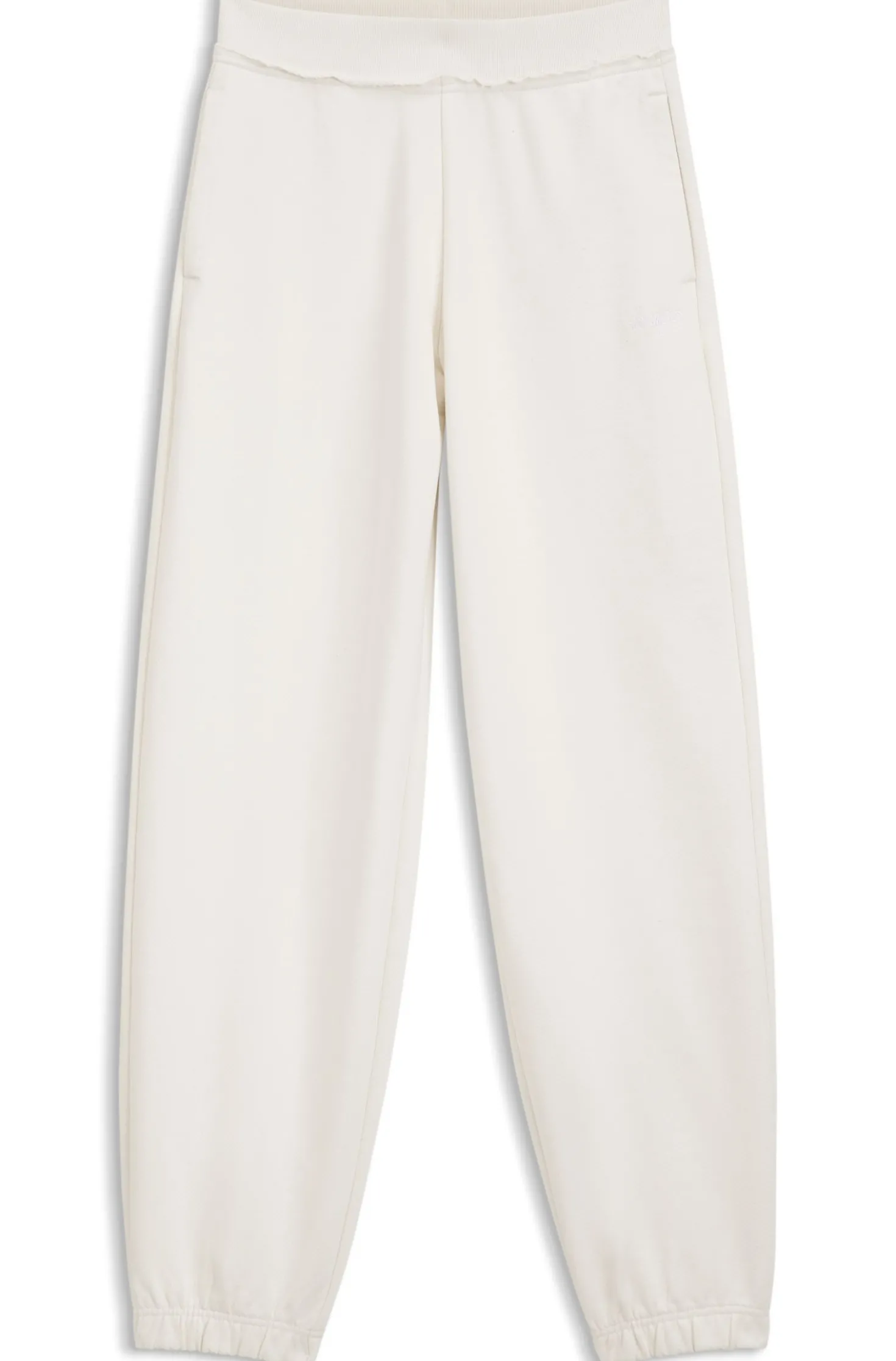 Relaxed-fit cotton joggers with embroidered logo