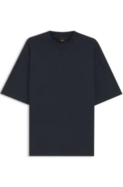 Relaxed-fit cotton T-shirt with embroidered logo