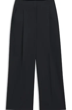 Relaxed-fit culottes in stretch cotton