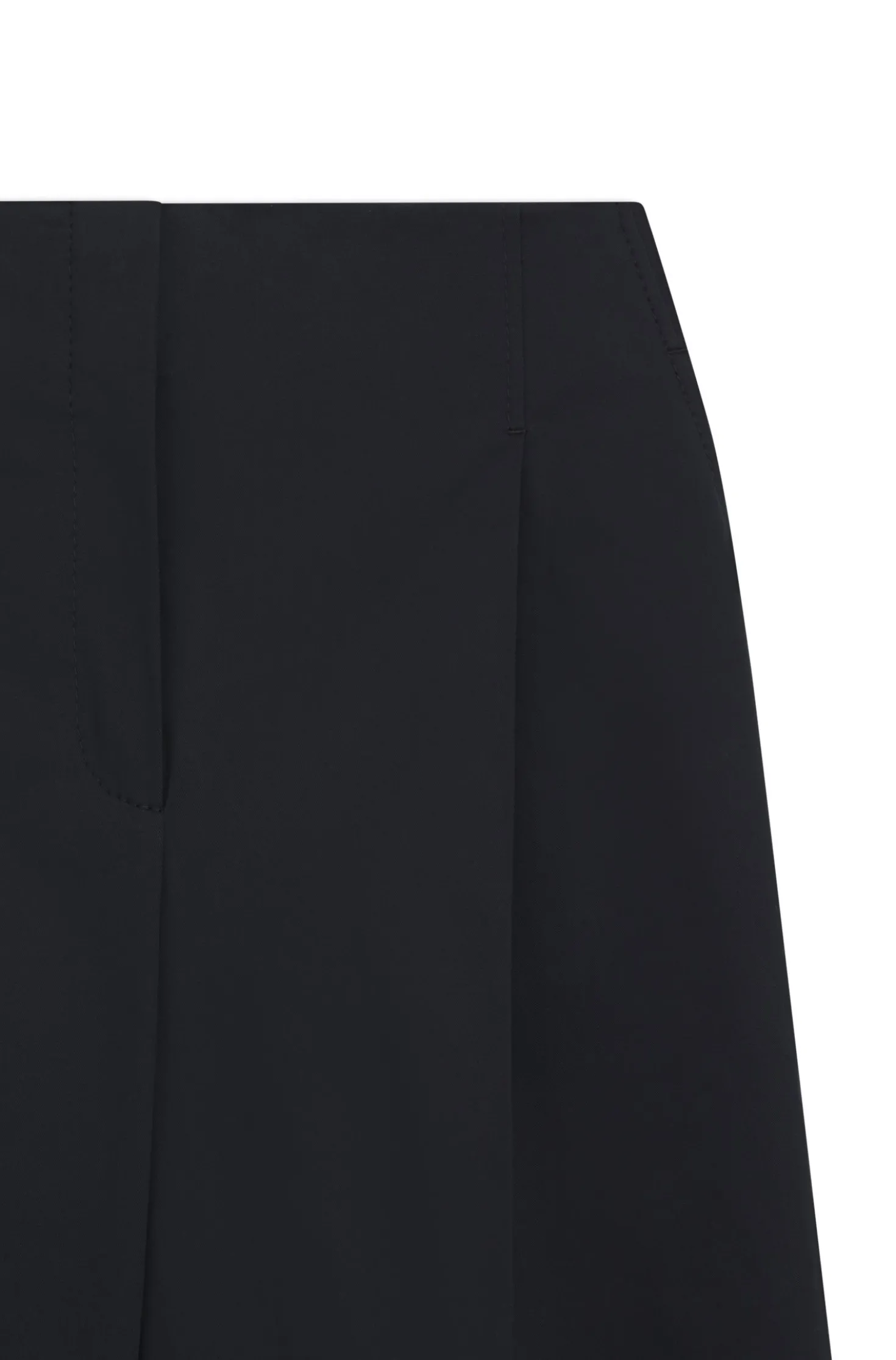 Relaxed-fit culottes in stretch cotton