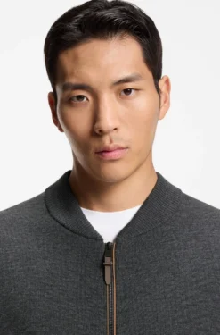 Relaxed-fit jacket in virgin wool