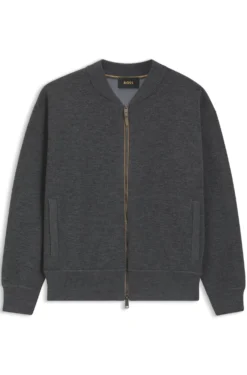 Relaxed-fit jacket in virgin wool