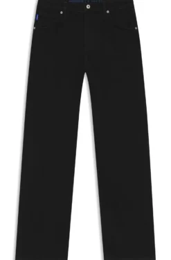 Relaxed-fit jeans in black denim