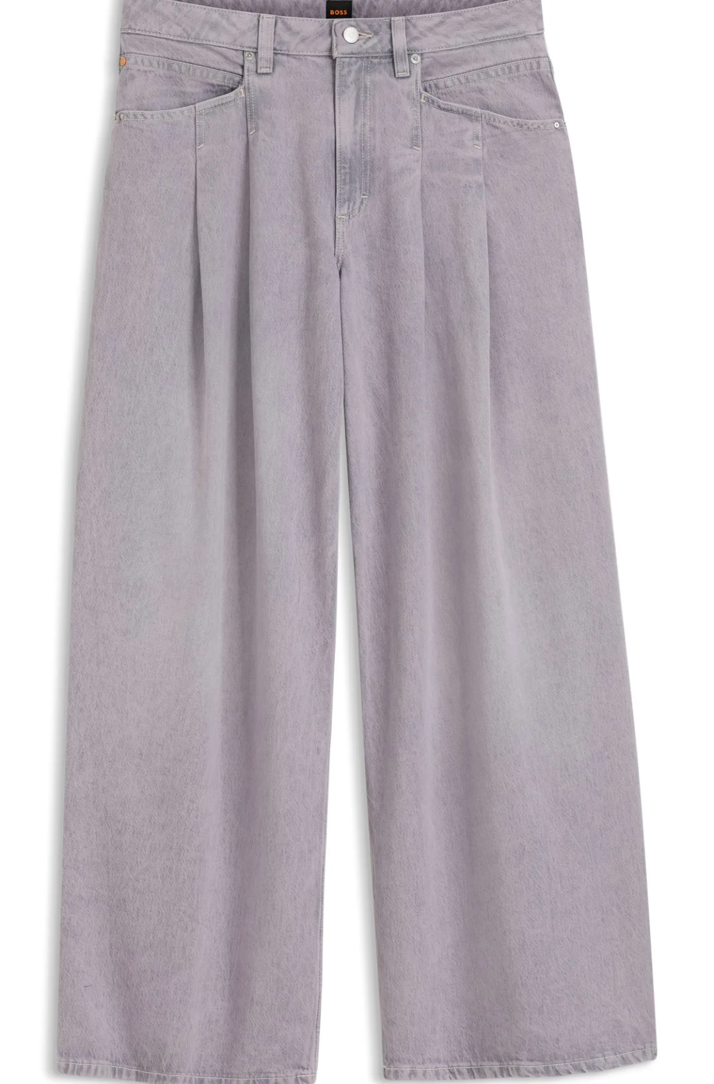 Relaxed-fit jeans with wide leg
