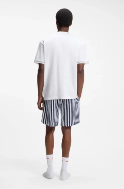 Relaxed-fit pyjama set in soft cotton