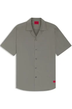 Relaxed-fit shirt in cotton poplin