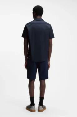 Relaxed-fit shirt in cotton poplin