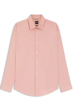 Relaxed-fit shirt in cotton poplin
