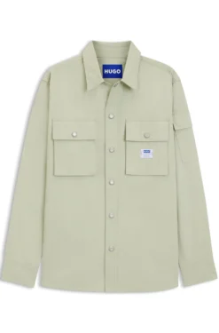 Relaxed-fit shirt in cotton ripstop