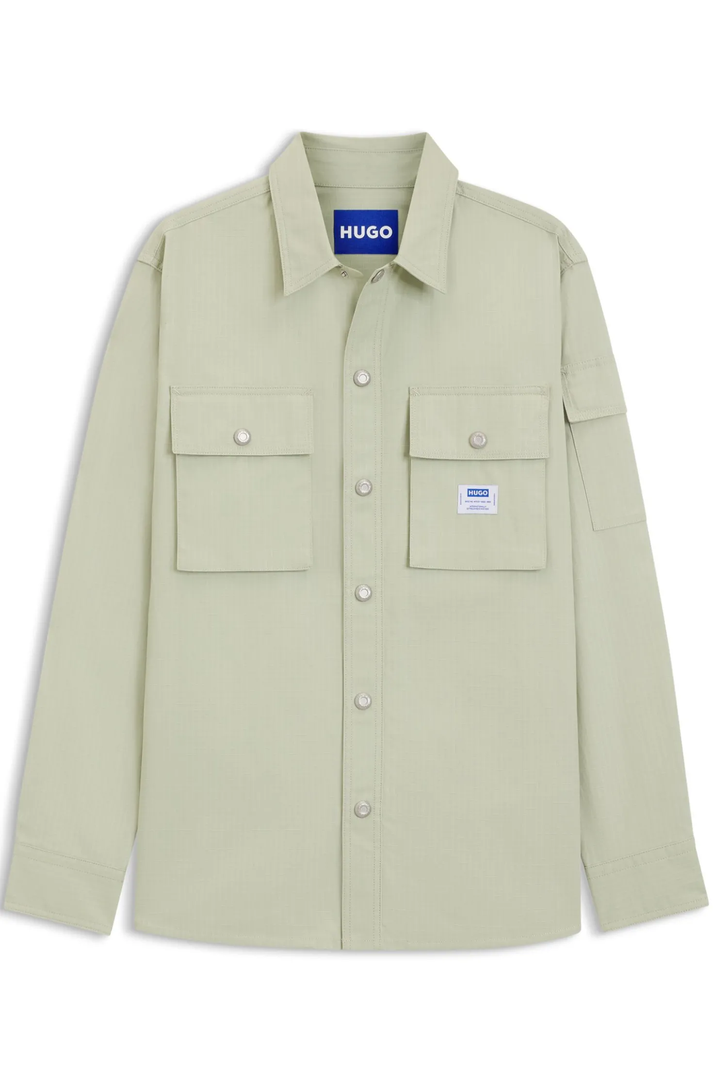 Relaxed-fit shirt in cotton ripstop