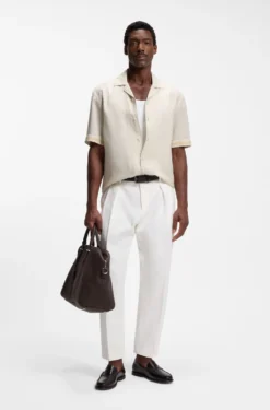 Relaxed-fit shirt with mosaic print