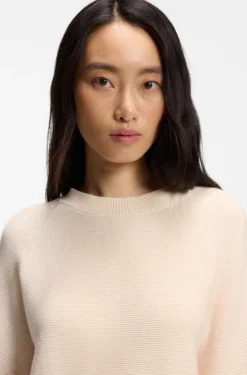 Relaxed-fit sweater in cotton