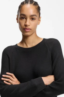 Relaxed-fit sweater in cotton