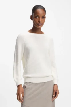 Relaxed-fit sweater in cotton
