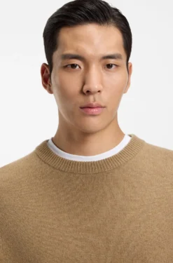 Relaxed-fit sweater in virgin wool