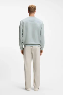Relaxed-fit sweatshirt in stretch cotton