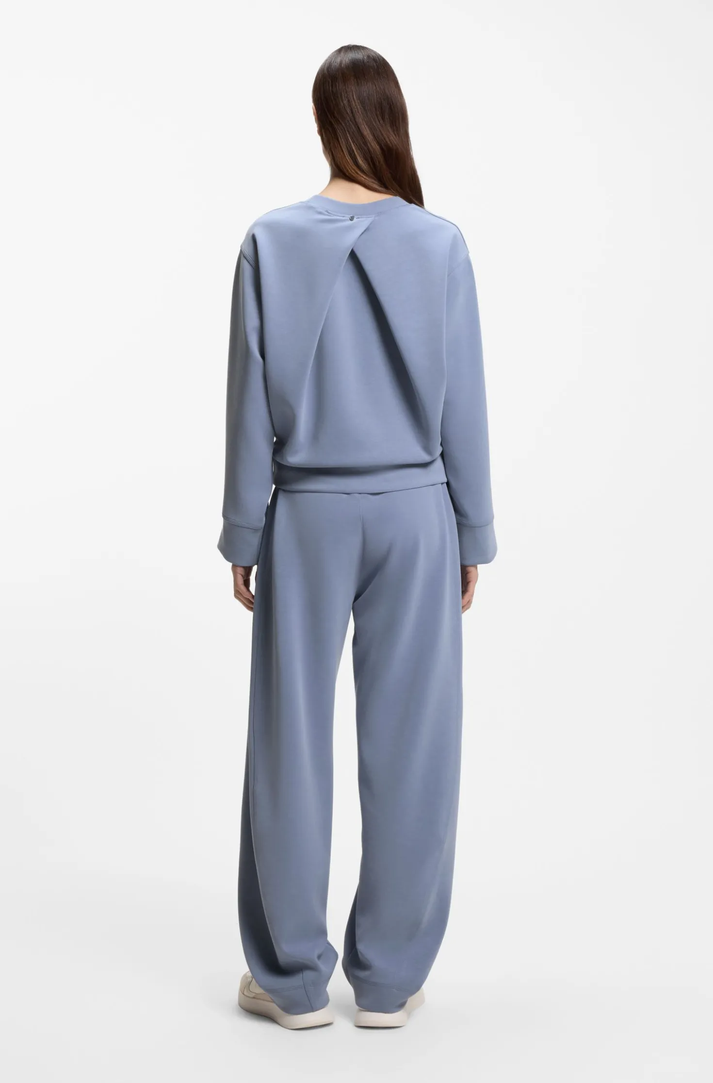 Relaxed-fit sweatshirt with logo embroidery