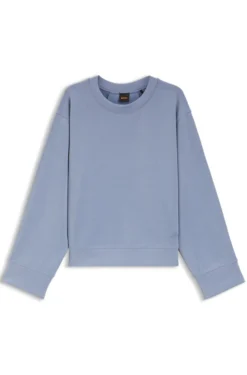 Relaxed-fit sweatshirt with logo embroidery