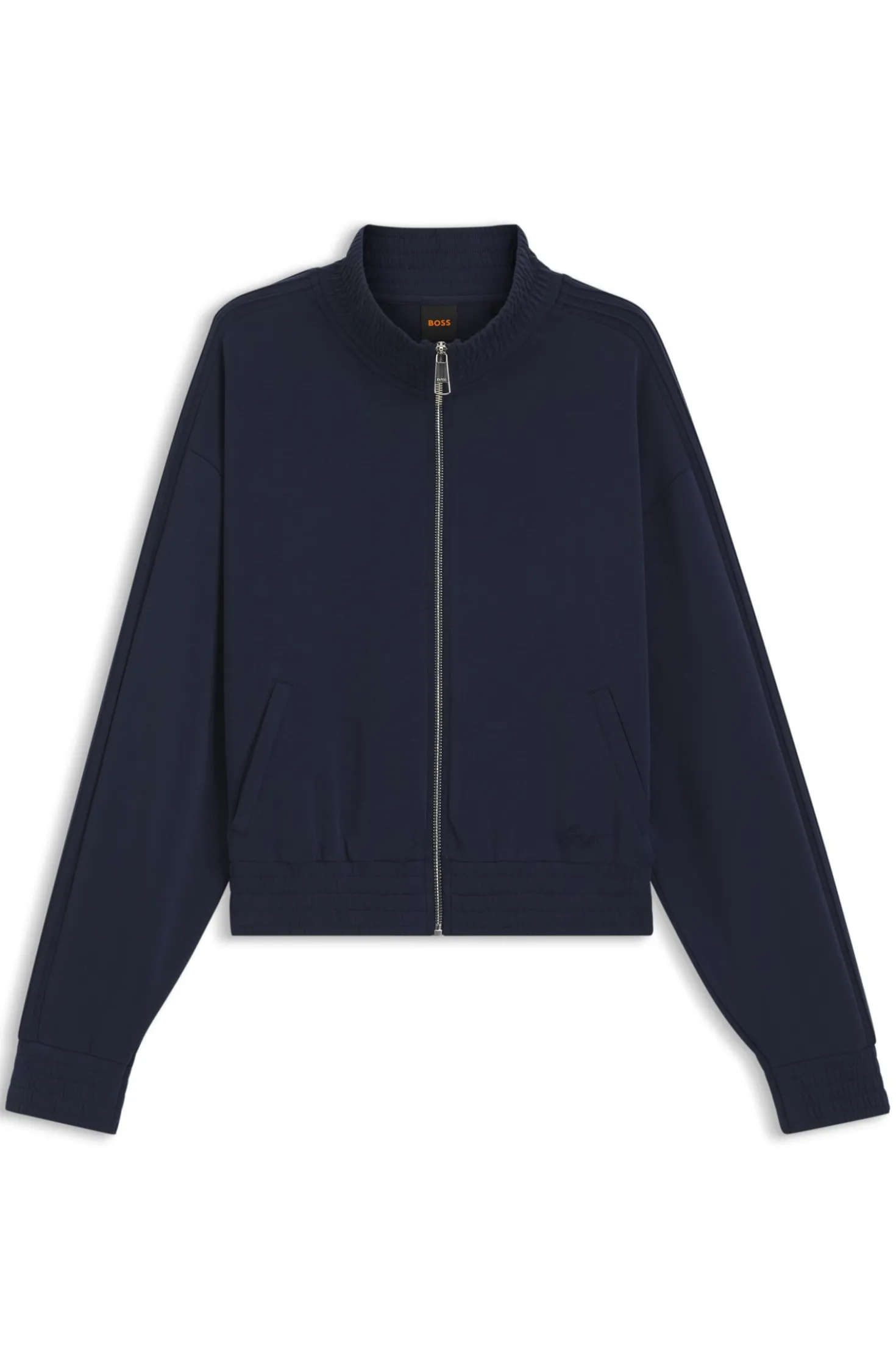 Relaxed-fit sweatshirt with piping details