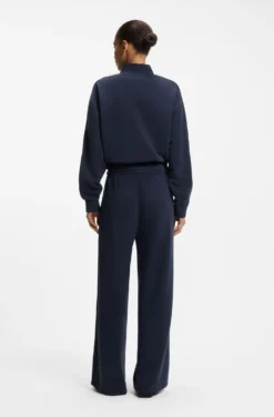 Relaxed-fit tracksuit bottoms with piping details
