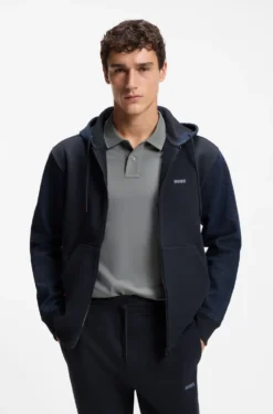 Relaxed-fit tracksuit set in cotton terry