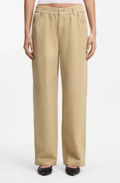 Relaxed-fit trousers in cotton