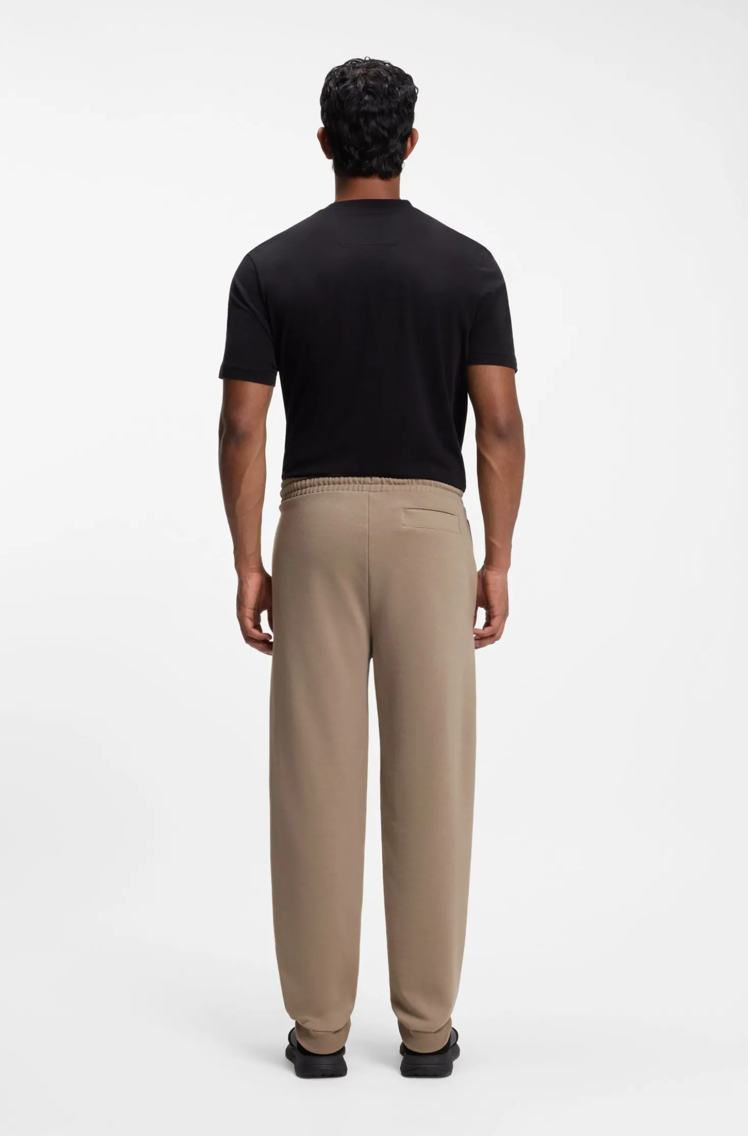 Relaxed-fit trousers in innovative French Terry