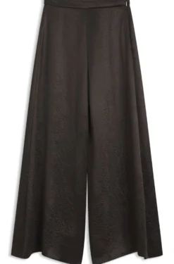 Relaxed-fit trousers in lustrous twill