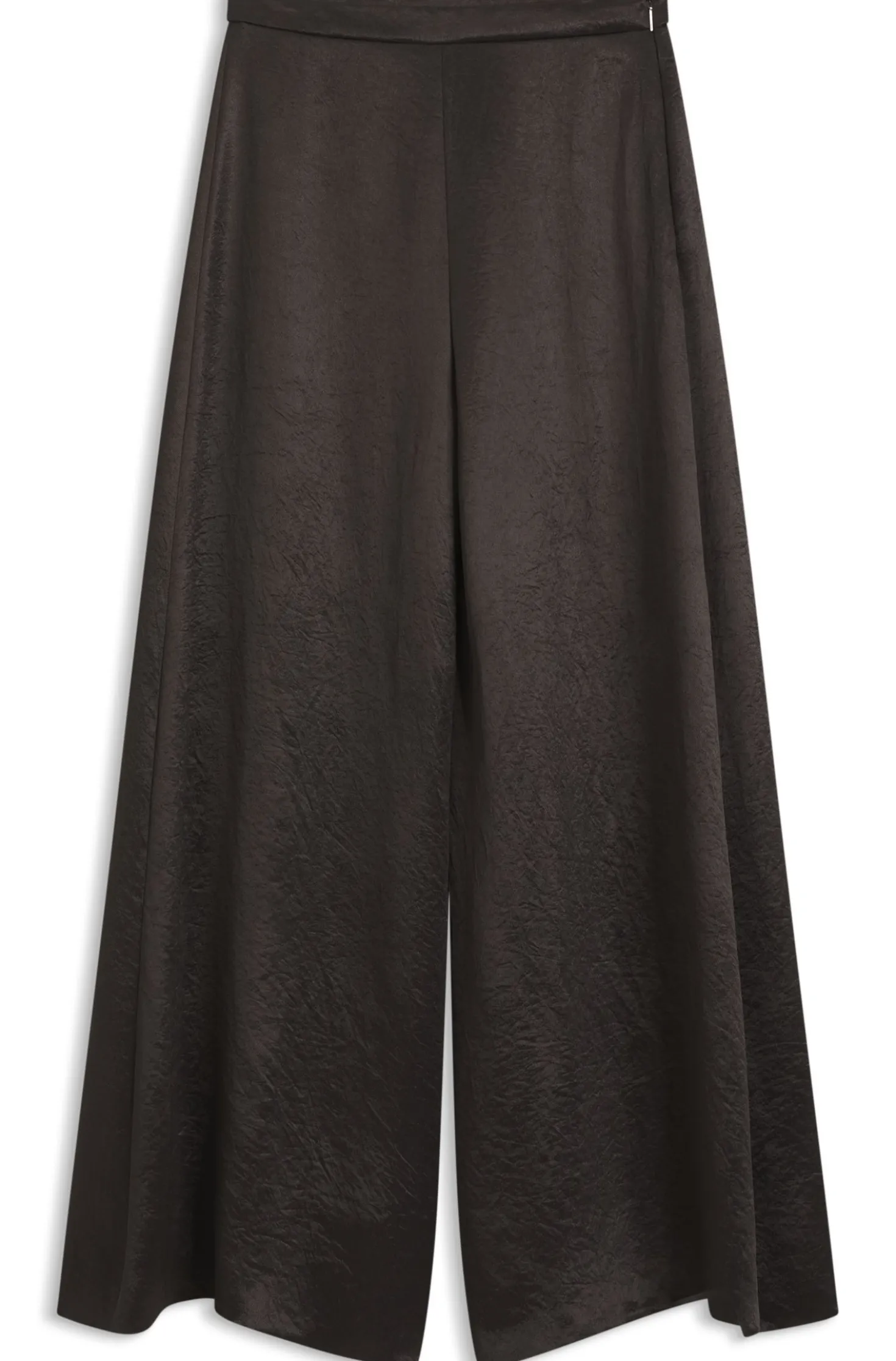 Relaxed-fit trousers in lustrous twill