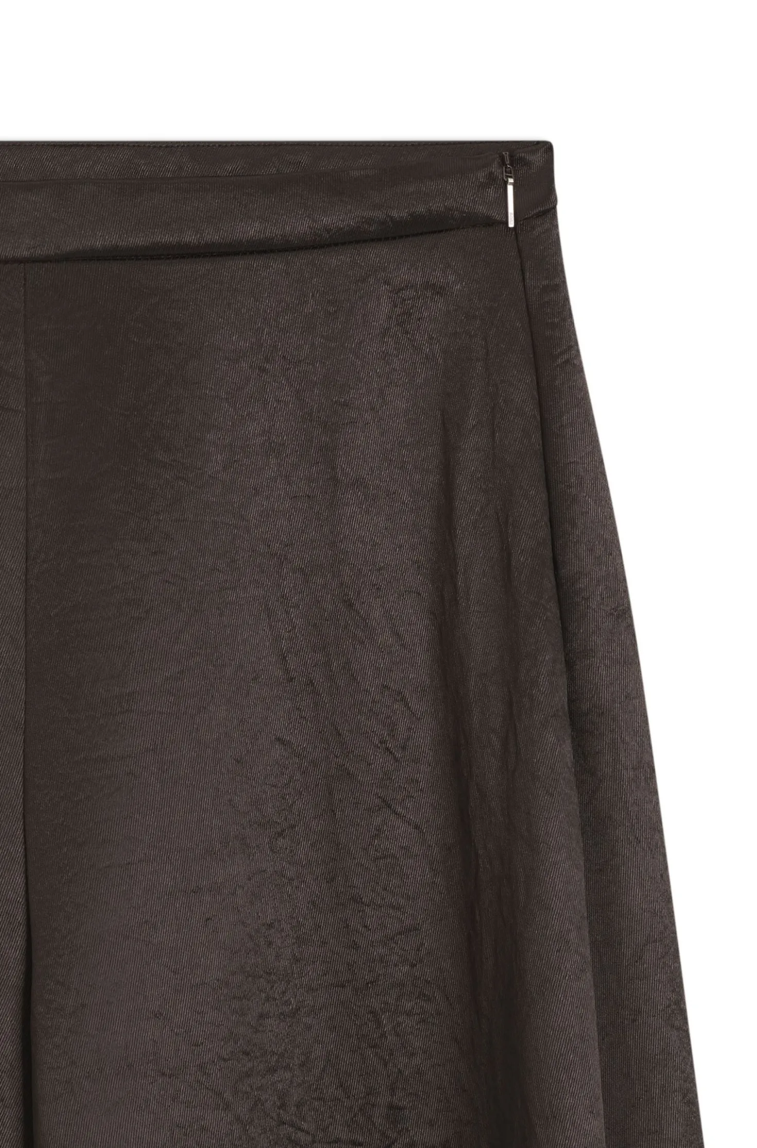 Relaxed-fit trousers in lustrous twill