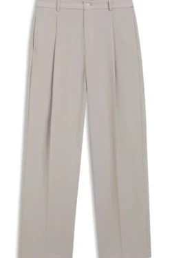 Relaxed-fit trousers in patterned virgin wool