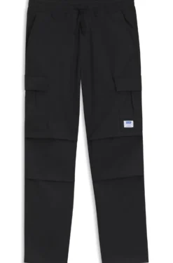 Relaxed-fit trousers in ripstop fabric